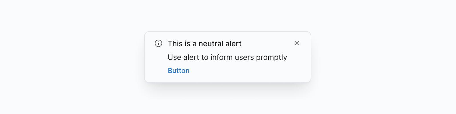 Neutral alert