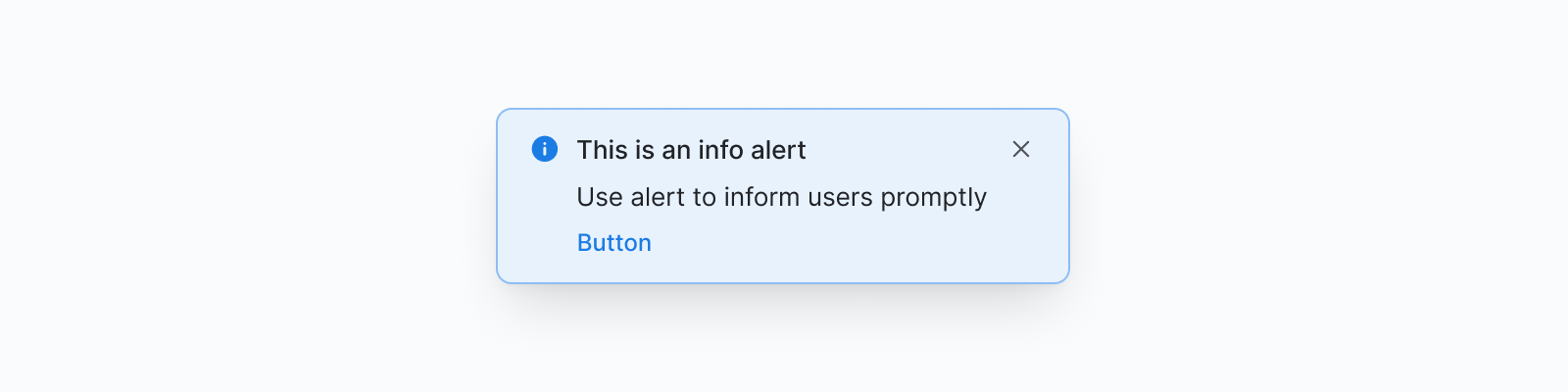 Info alert