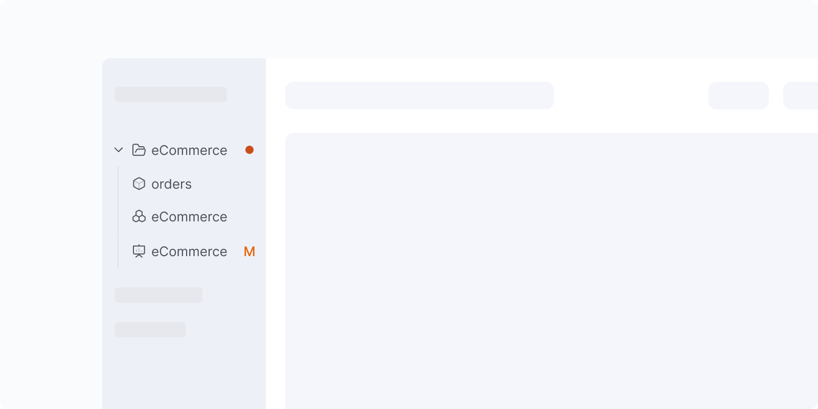 Status indicator example